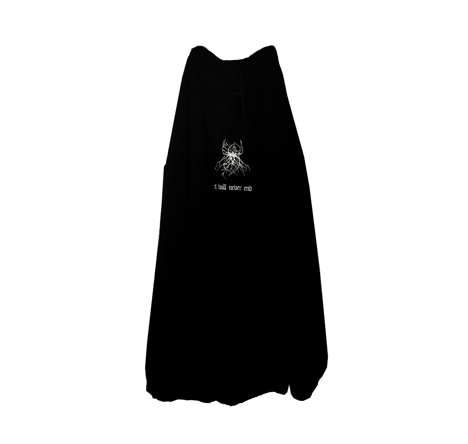 "it will never end" plush-hoodie